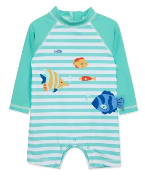 Fish Long Sleeve Rashguard Suit (6M-24M)