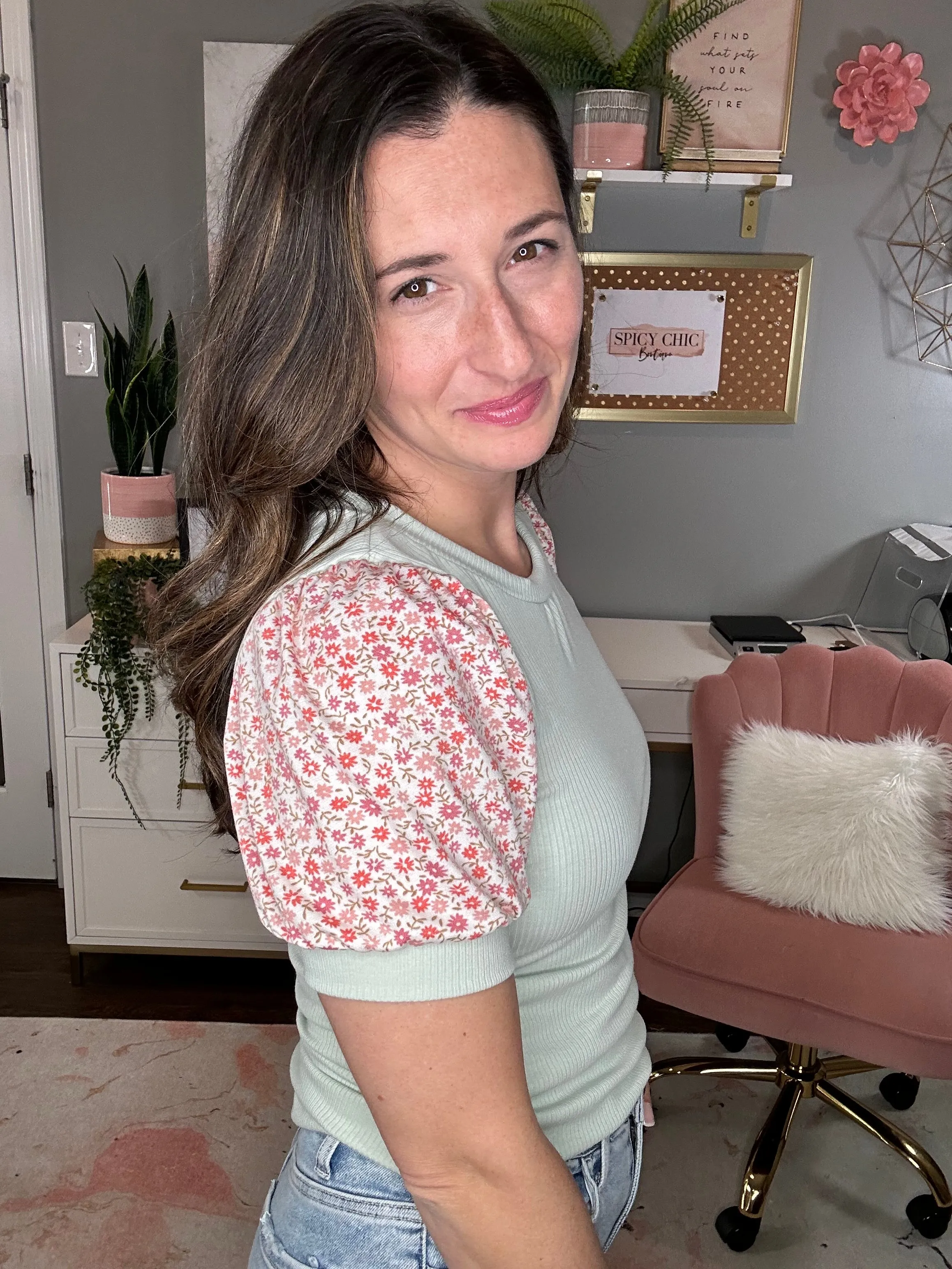 Flirty Floral Top