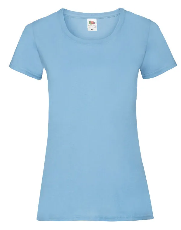 Fruit of the Loom Ladies Valueweight T-Shirt | Multicolor | XS - 2XL