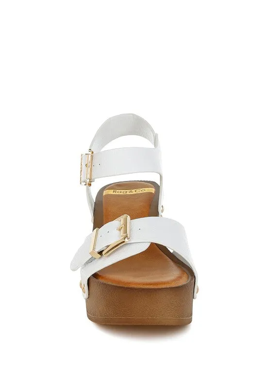 Genuine Leather Clog Sandals
