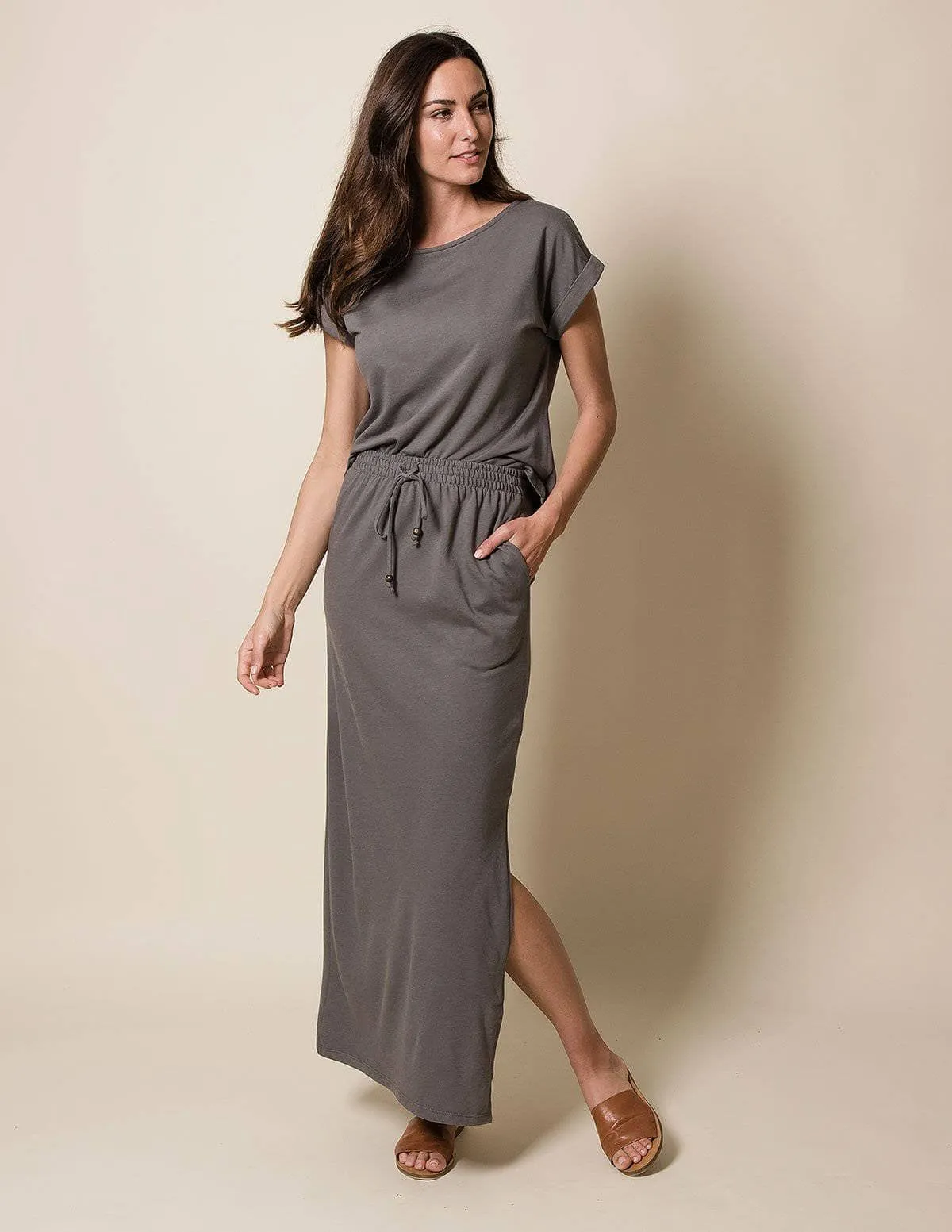Hemp Fleece Easy Day Skirt