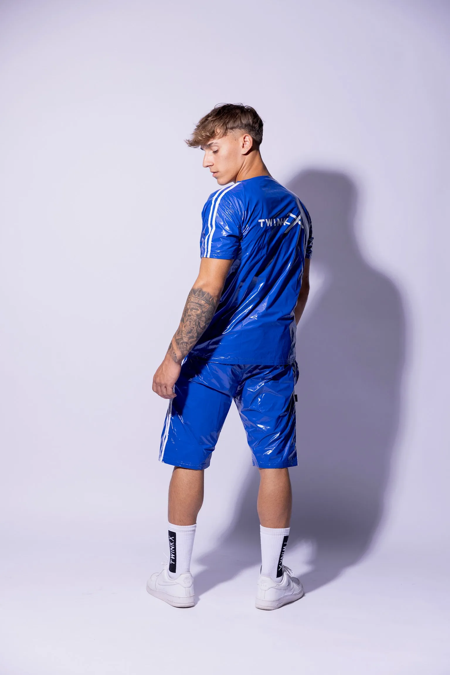 hero shorts I royal blue/white I nylon