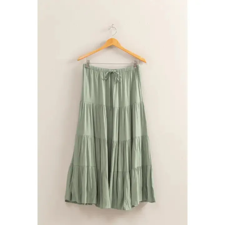 High Waist Maxi Skirt