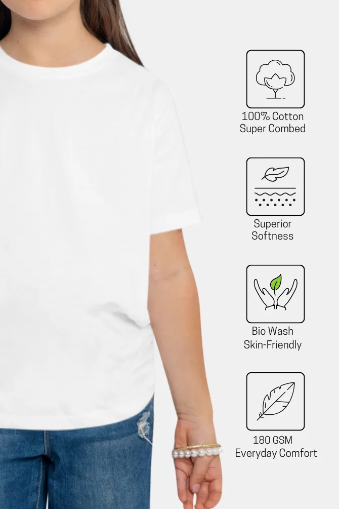 Holi Hai Printed T-shirt for girl