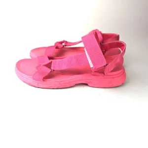 Hot Pink Strappy Sandals 41