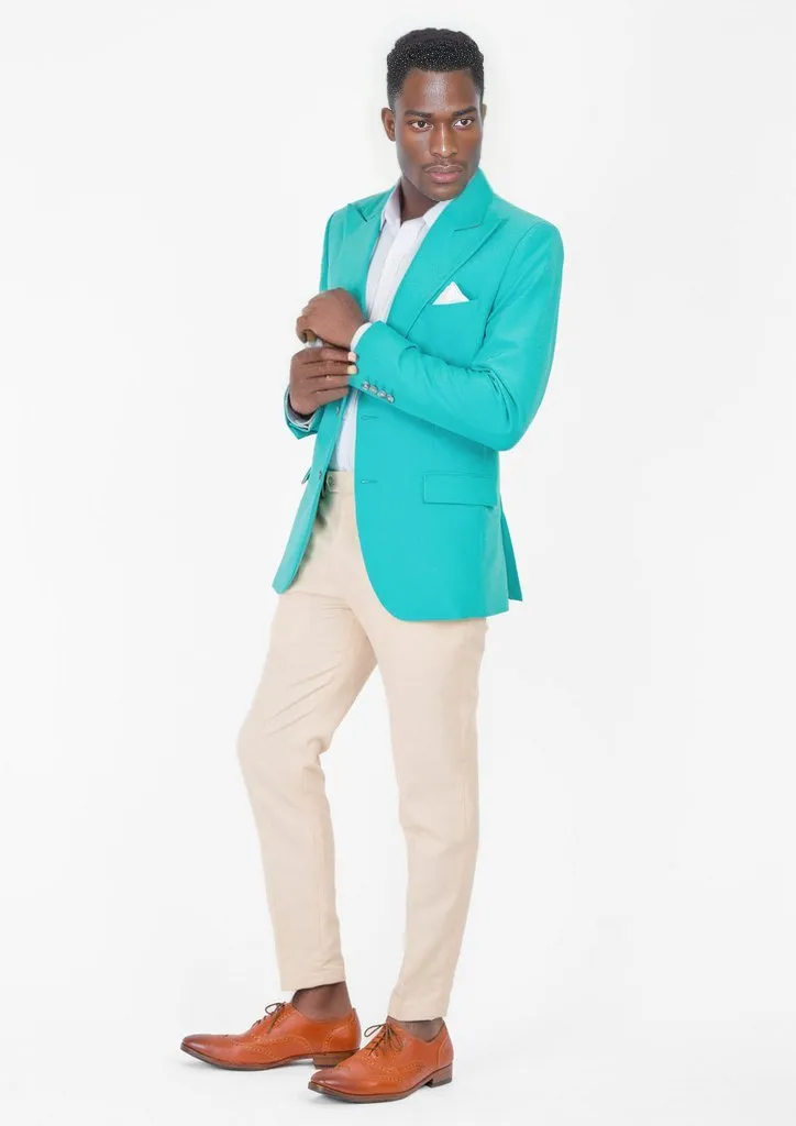 Hudson Aqua Blue Stretch Jacket