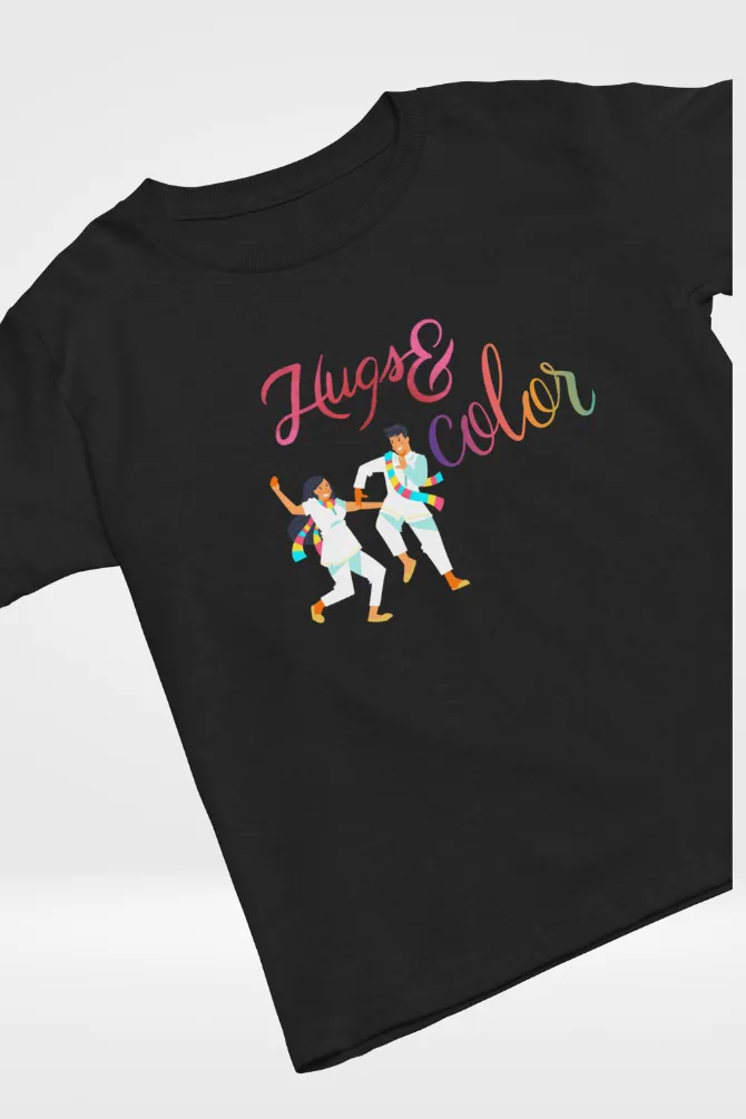 Hugs & Colors. Holi T-shirt for women