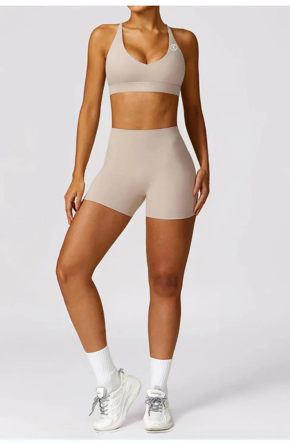 I Am Healthy Quick-Dry Butter Beige Short