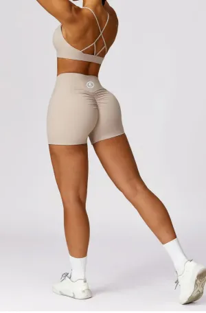 I Am Healthy Quick-Dry Butter Beige Short