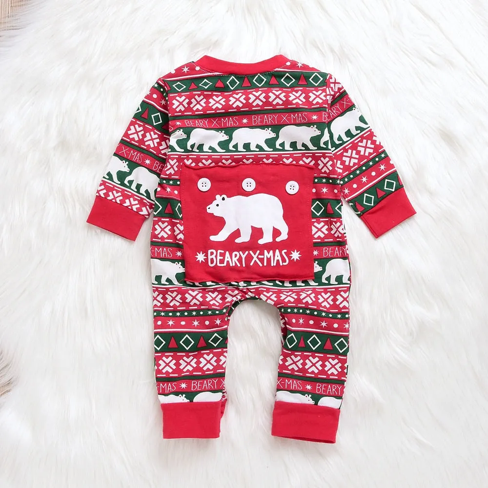 Infant Letter Plaid Printed Romper - GlamzLife