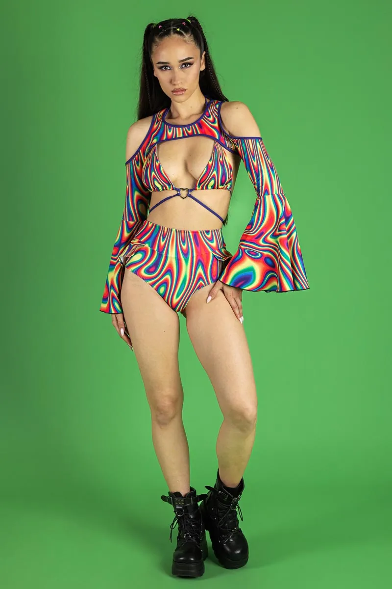 Infinite Passion Ruffle Booty Shorts