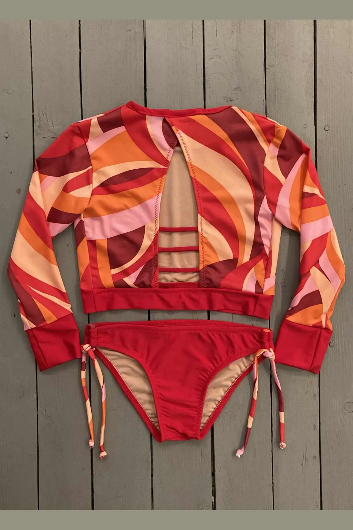 Kids Girls Rashguard Set