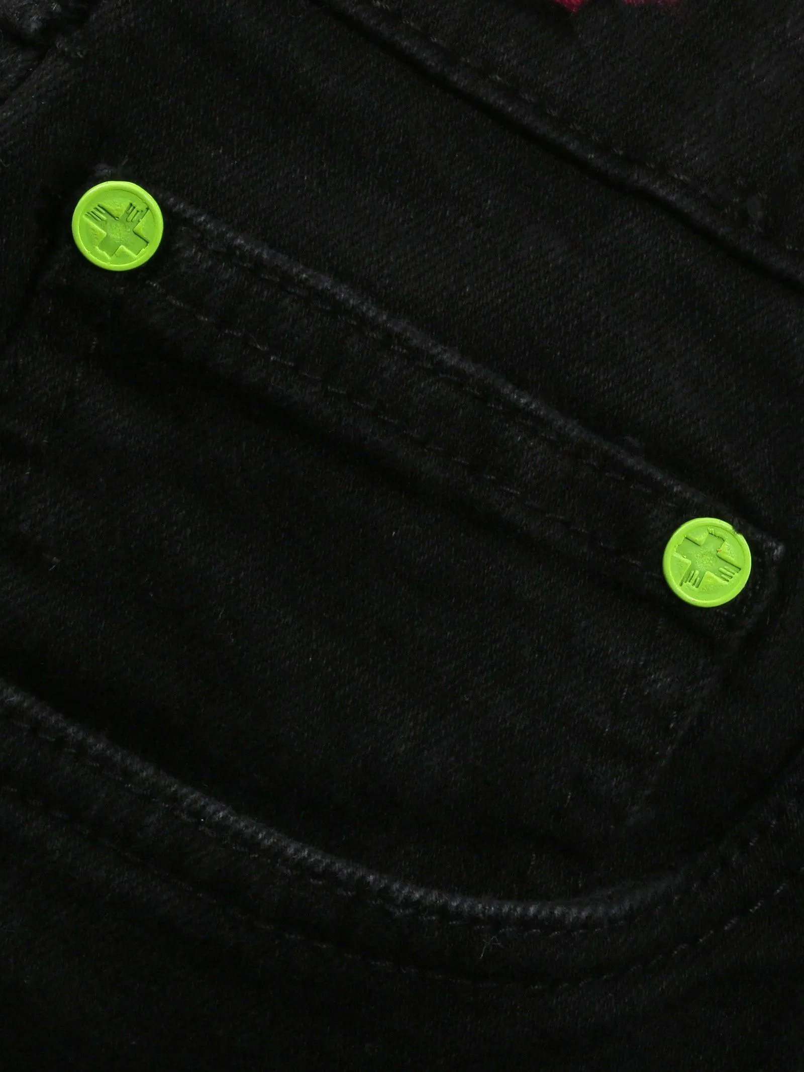 Kultprit 5 pocket with hem & back pocket with print