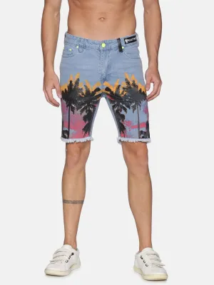 Kultprit 5 pocket with hem & back pocket with print