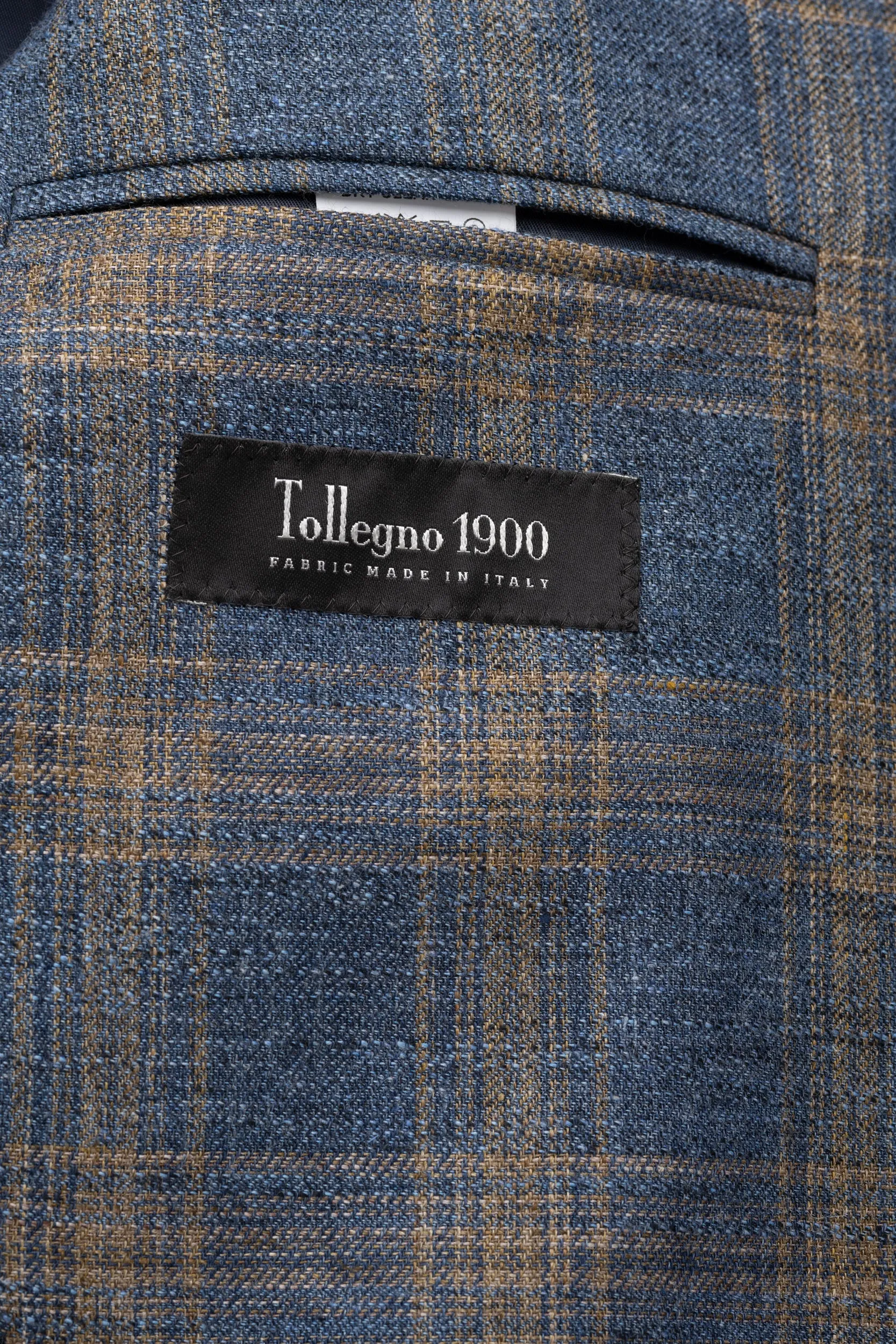 Light Blue/Sand Linen Blazer