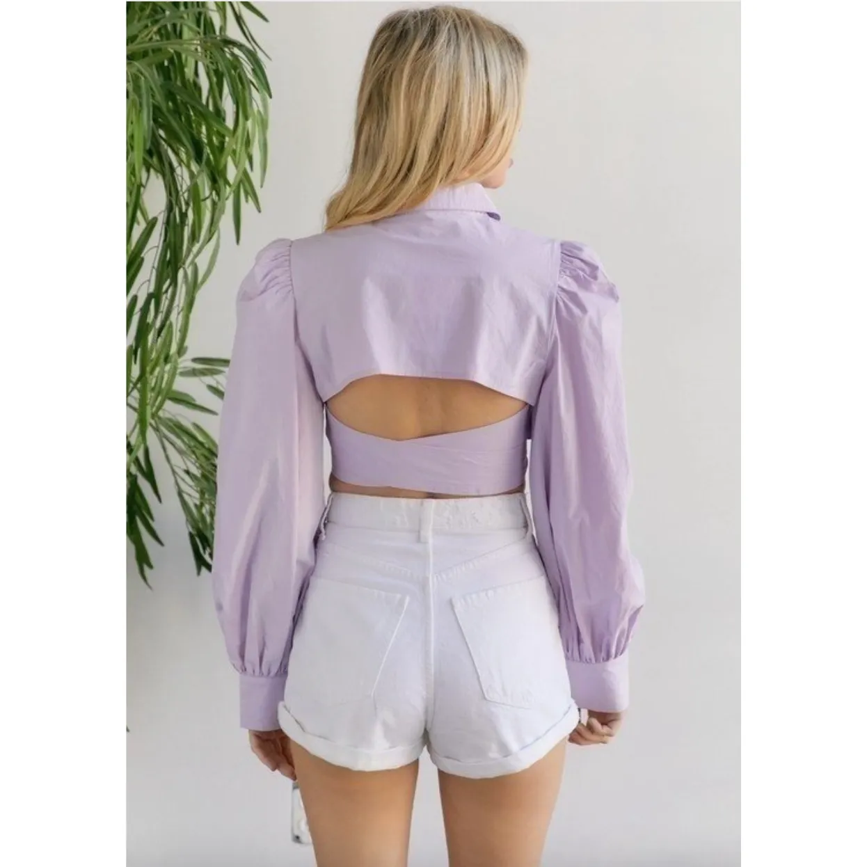 Lilly Poplin Blouse Top