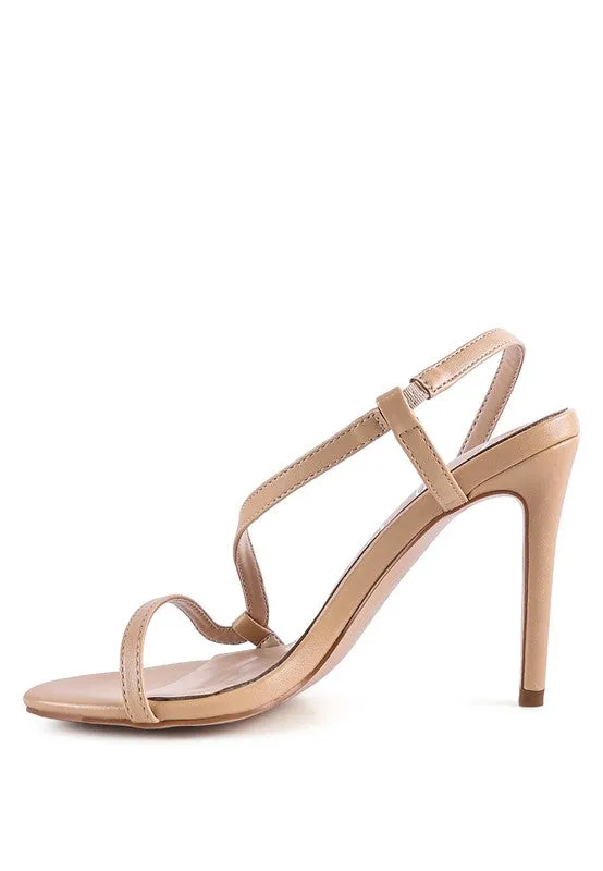 London Rag Epoque High Heel Strappy Slingback Sandals