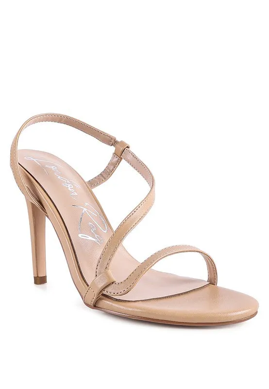 London Rag Epoque High Heel Strappy Slingback Sandals