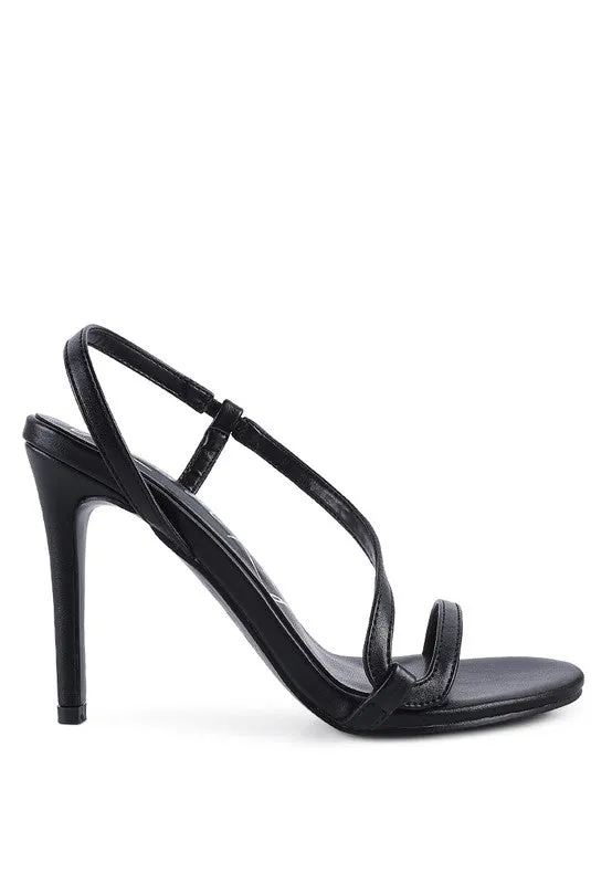 London Rag Epoque High Heel Strappy Slingback Sandals
