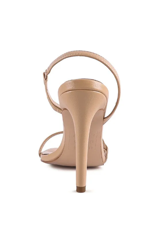 London Rag Epoque High Heel Strappy Slingback Sandals