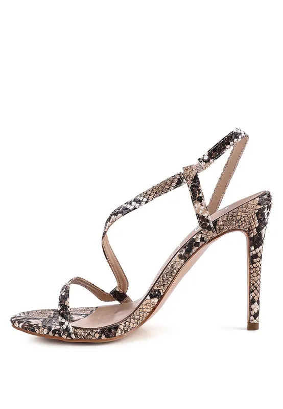 London Rag Epoque High Heel Strappy Slingback Sandals