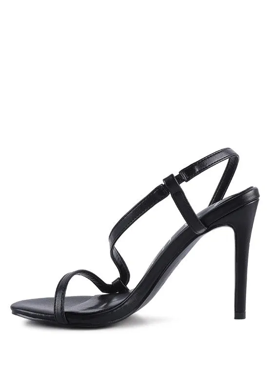 London Rag Epoque High Heel Strappy Slingback Sandals