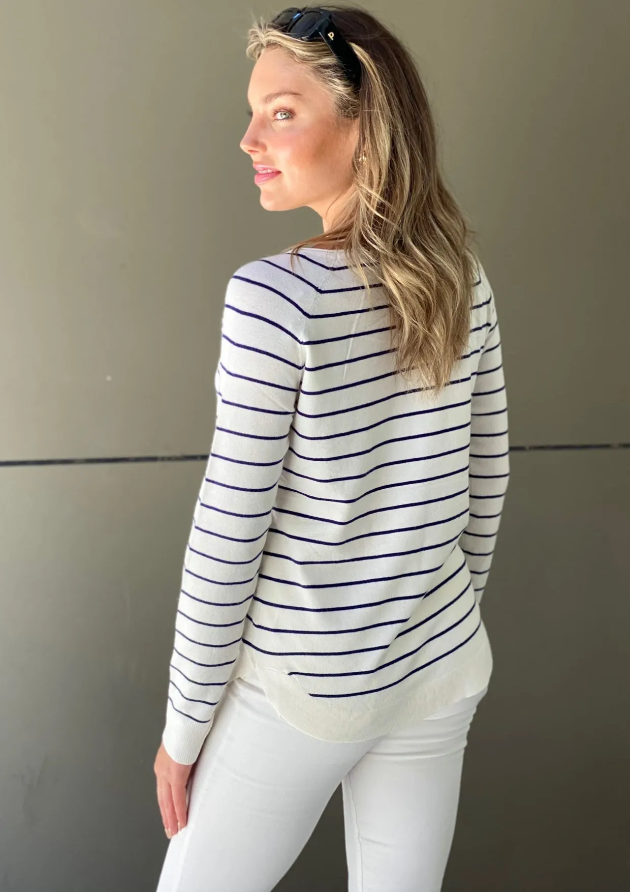 LY412TB Light Weight Striped Knit Jumper (Pack)