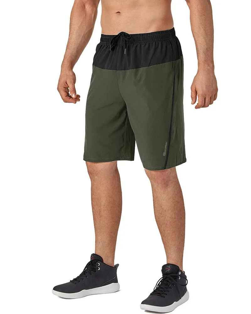 MAGCOMSEN Patchwork Shorts Men
