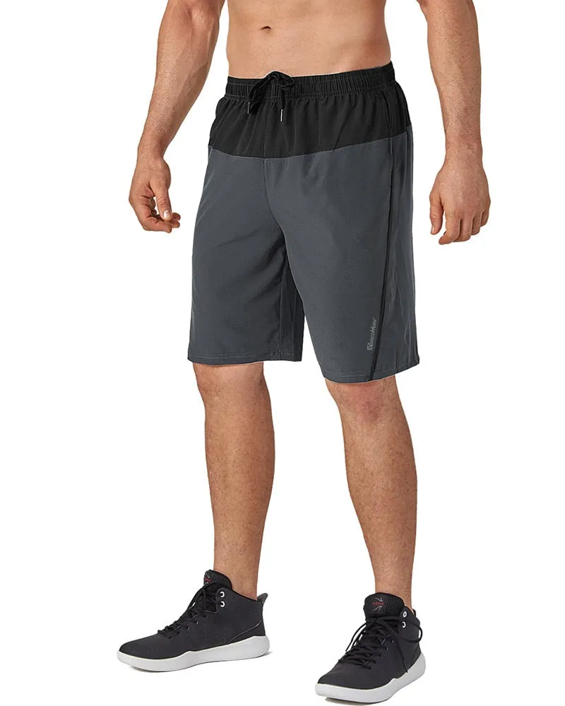 MAGCOMSEN Patchwork Shorts Men