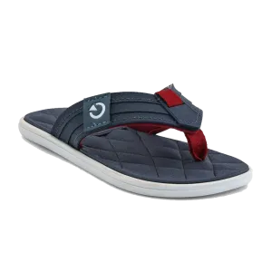 Malta IV Kids Flip Flops - White/Blue/Red