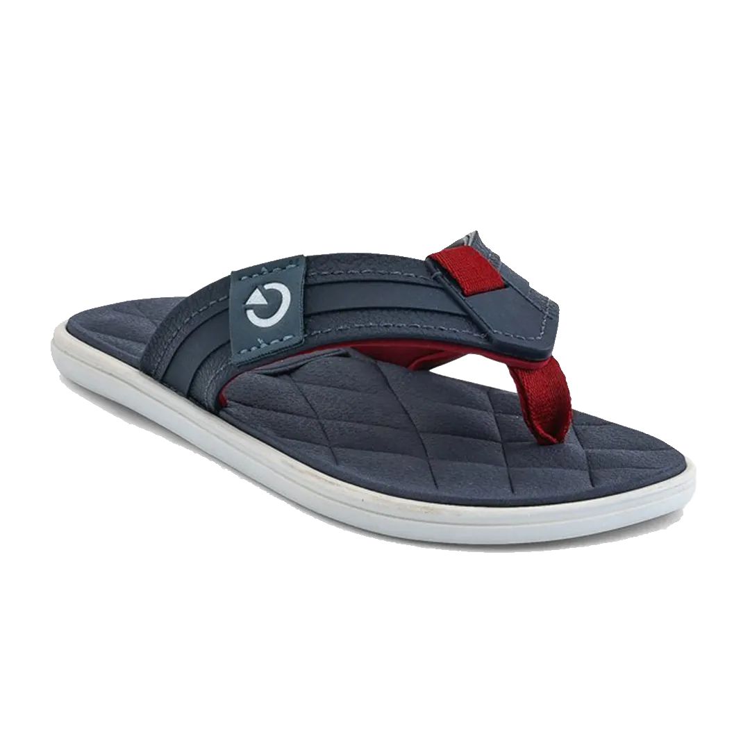 Malta IV Kids Flip Flops - White/Blue/Red