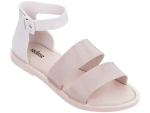 Melissa Model Flat Strappy Beige Sandal For Women