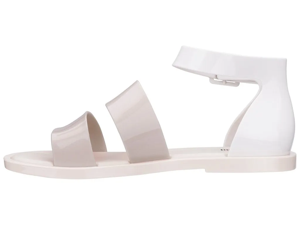 Melissa Model Flat Strappy Beige Sandal For Women