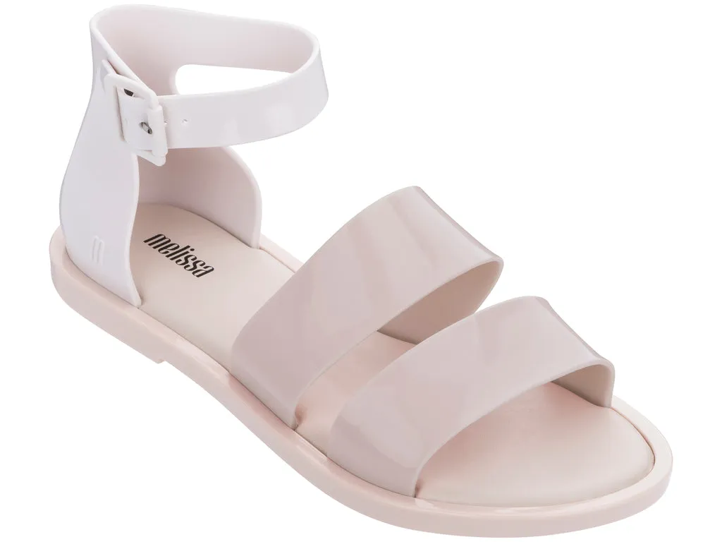 Melissa Model Flat Strappy Beige Sandal For Women