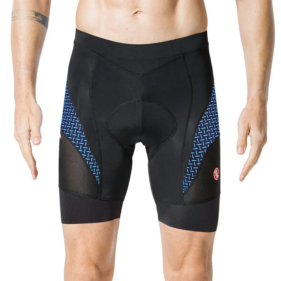 Men's 4D Padded Quick Dry Bike Shorts-CPS5000-Blue