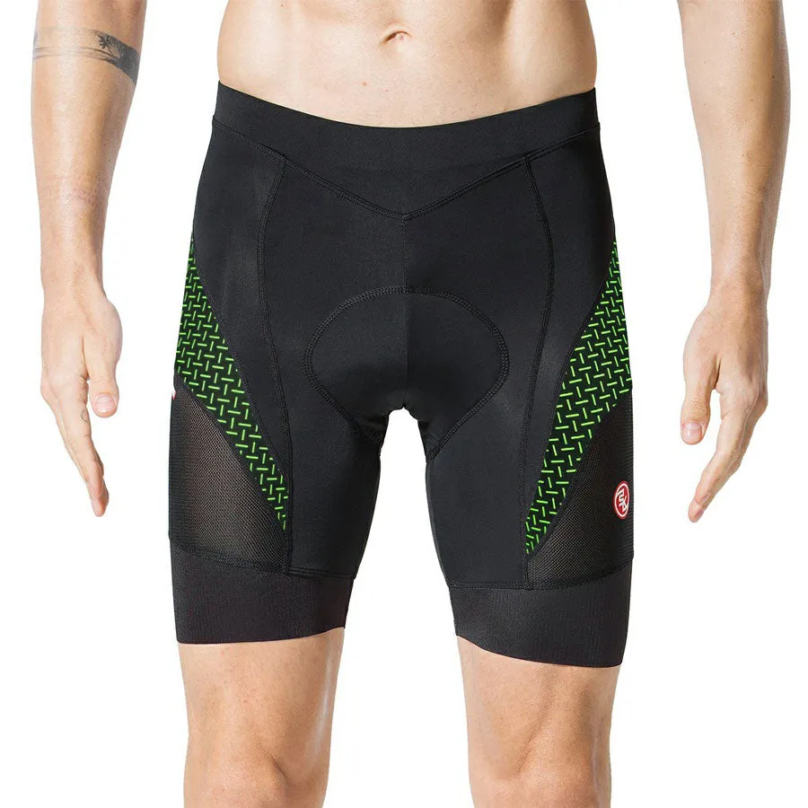 Men's 4D Padded Quick Dry Cycling Shorts-CPS5000-Green