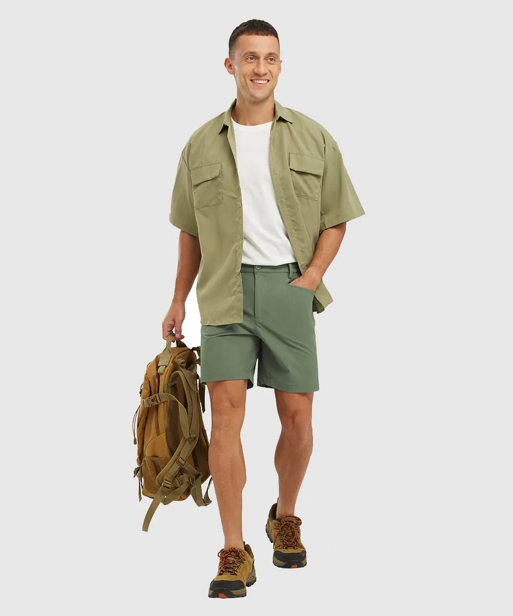 Men's 7“ Lightweight Flat Front Work Chino Shorts
