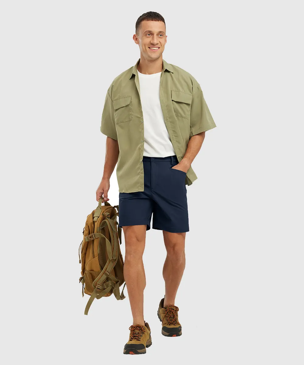 Men's 7“ Lightweight Flat Front Work Chino Shorts