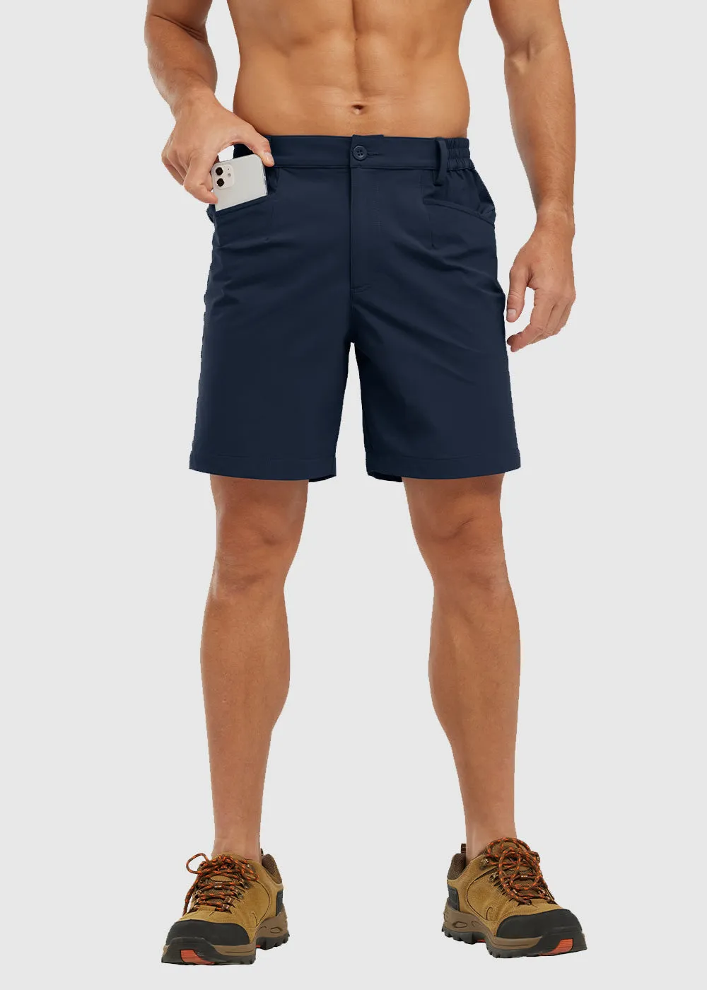Men's 7“ Lightweight Flat Front Work Chino Shorts
