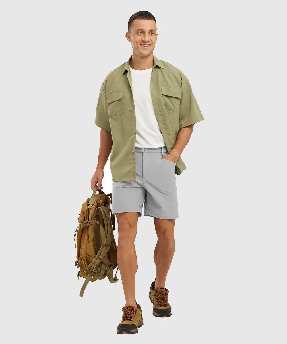 Men's 7“ Lightweight Flat Front Work Chino Shorts