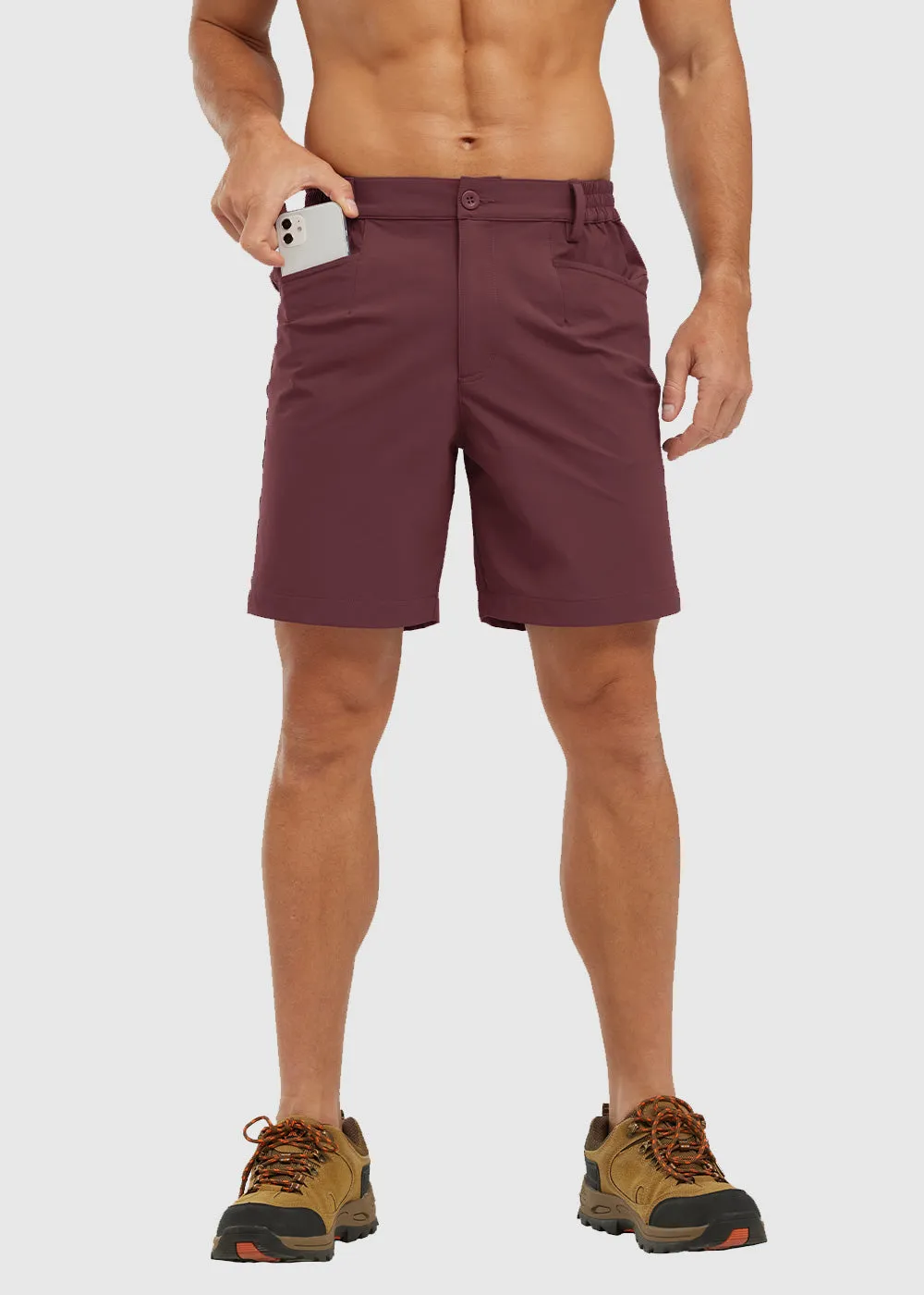 Men's 7“ Lightweight Flat Front Work Chino Shorts