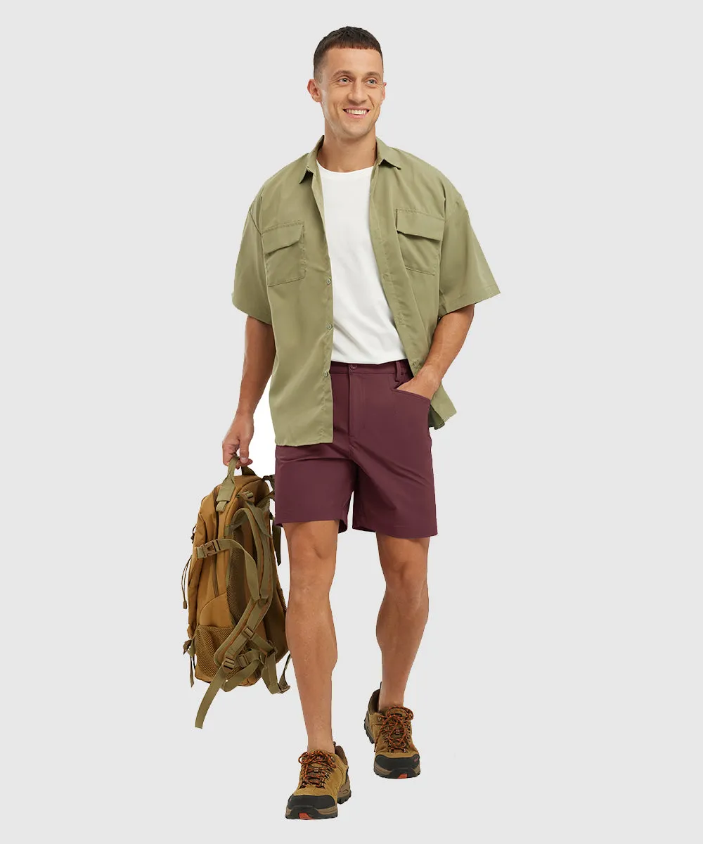 Men's 7“ Lightweight Flat Front Work Chino Shorts