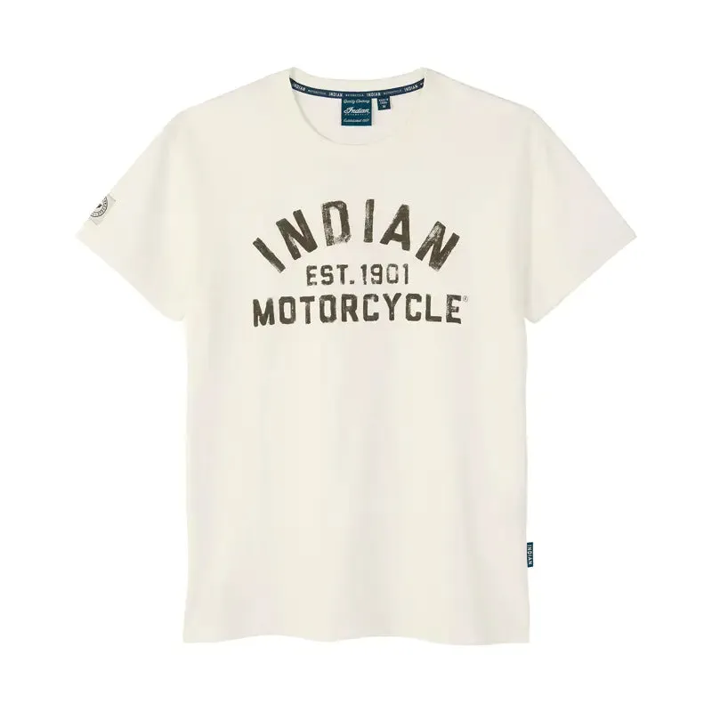 Men's EST. 1901 Block Printed T-Shirt, White