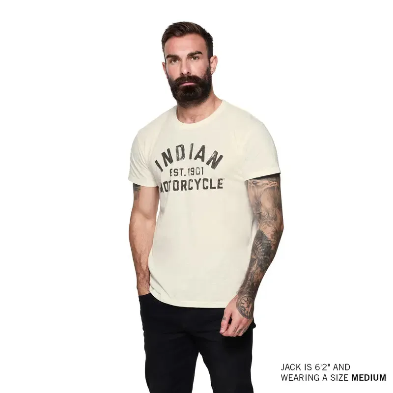 Men's EST. 1901 Block Printed T-Shirt, White