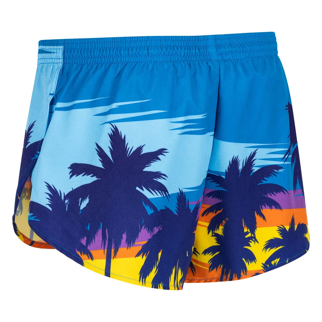 Men's Printed 1" Elite Split Shorts - Sunrise Vibes