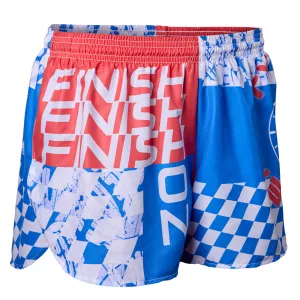 Men's Printed 3" Half Split Shorts - Finish On Empty