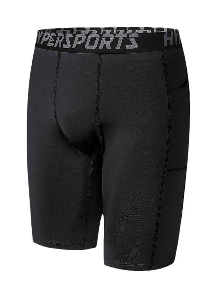 Men's Quick Dry Stretch Sport Shorts - Breathable, Casual, Fitness, Training, Running