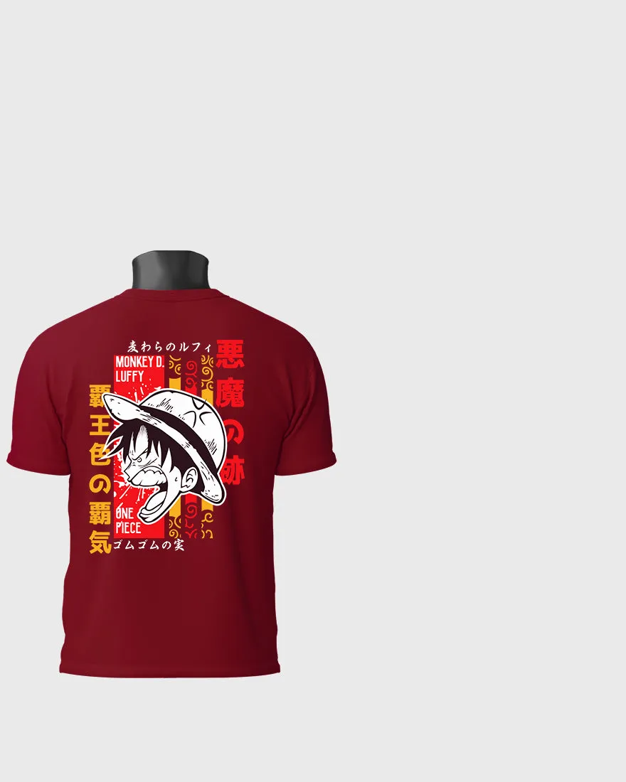 Mens Regular Tshirt Anime One Piece Luffy 9