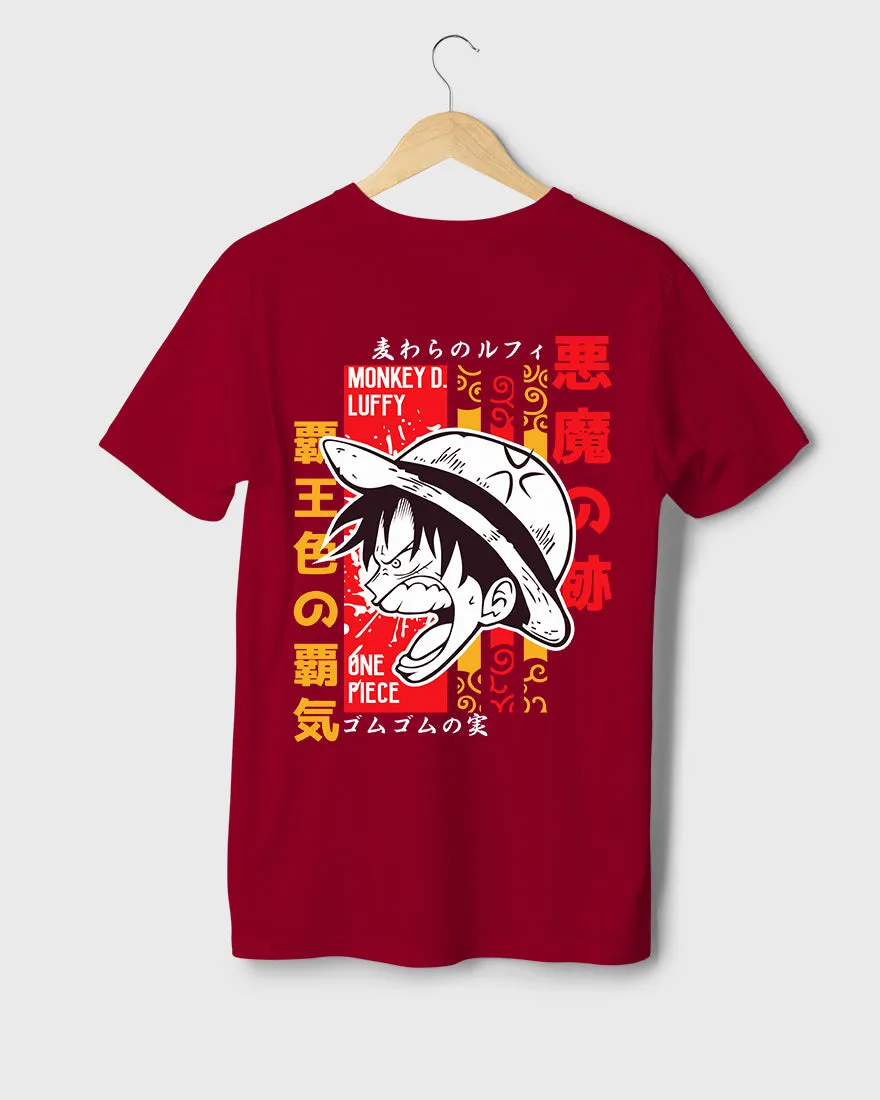 Mens Regular Tshirt Anime One Piece Luffy 9