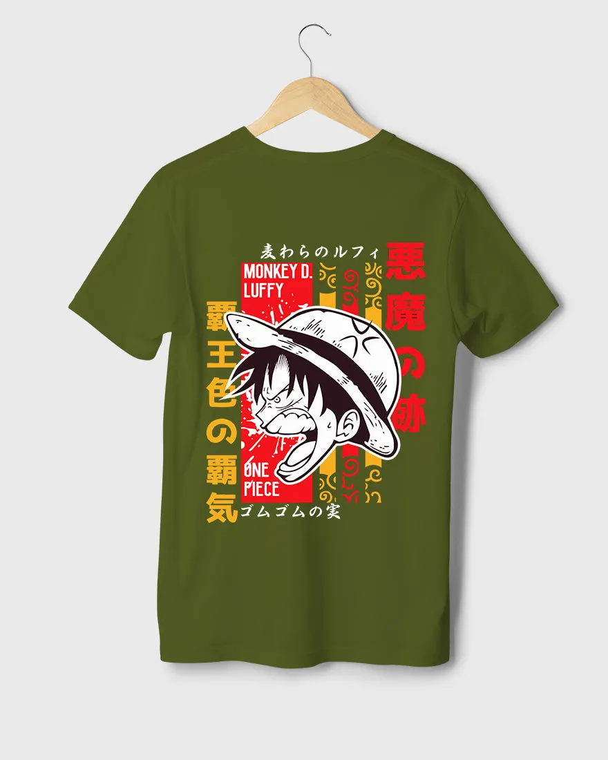 Mens Regular Tshirt Anime One Piece Luffy 9
